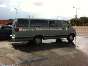 Myanmar Christian Fellowship Van